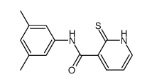 3-Pyridinecarboxamide,N-(3,5-dimethylphenyl)-1,2-dihydro-2-thioxo-(9CI)结构式