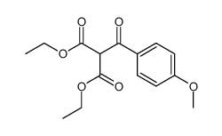 diethyl 2-(4-methoxybenzoyl)malonate Structure