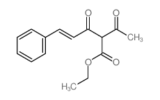 4-Pentenoic acid,2-acetyl-3-oxo-5-phenyl-, ethyl ester Structure