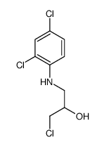 1-chloro-3-(2,4-dichloroanilino)propan-2-ol结构式
