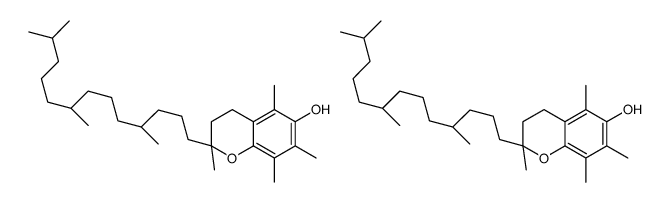 (2R)-2,5,7,8-tetramethyl-2-[(4R,8R)-4,8,12-trimethyltridecyl]-3,4-dihydrochromen-6-ol结构式