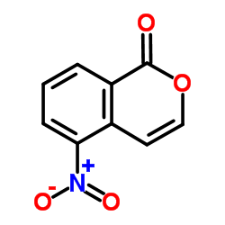 5-Nitro-1H-isochromen-1-one structure