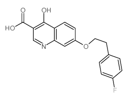 7-[2-(4-fluorophenyl)ethoxy]-4-oxo-1H-quinoline-3-carboxylic acid picture