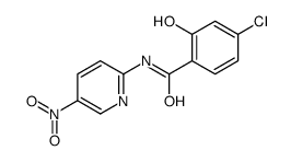 4-chloro-2-hydroxy-N-(5-nitropyridin-2-yl)benzamide结构式