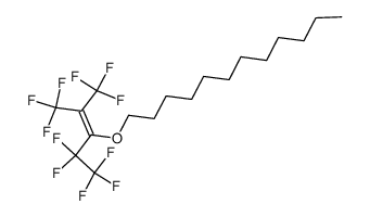 1,1,4,4,5,5,5-octafluoro-2-trifluoromethyl-3-dodecyl-2-pentene结构式