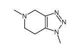 1H-1,2,3-Triazolo[4,5-c]pyridine,4,5,6,7-tetrahydro-1,5-dimethyl-(9CI) structure