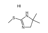4,4-dimethyl-2-(methylthio)imidazoline hydroiodide Structure