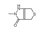 4H-Thieno[3,4-c]pyrazol-3-ol,2,6-dihydro-2-methyl- Structure