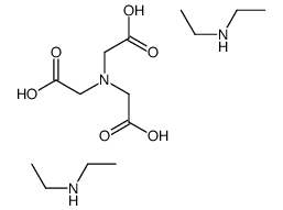 N,N-bis(carboxymethyl)glycine, compound with diethylamine (1:2) Structure