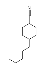 4-pentylcyclohexane-1-carbonitrile Structure
