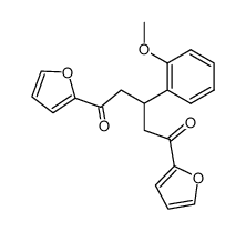 1,5-di(furan-2-yl)-3-(2-methoxyphenyl)pentane-1,5-dione Structure