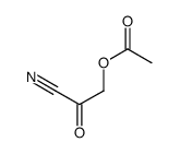 2-cyano-2-oxoethyl acetate Structure