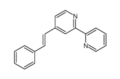 4-(2-phenylethenyl)-2-pyridin-2-ylpyridine Structure