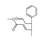 methyl (4R,5R)-4-methyl-7-oxo-5-phenylhept-2-enoate结构式