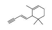 (7E)-1-(but-3-en-1-yn-4-yl)-2,6,6-trimethylcyclohex-2-ene Structure