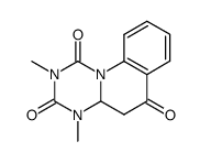 2,4-dimethyl-4,4a-dihydro-1H-<1,3,5>triazino<1,2-a>quinoline-1,3,6(2H,5H)-trione Structure