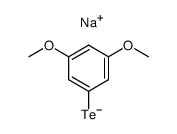 sodium 3,5-dimethoxybenzenetellurolate Structure