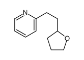 2-[2-(tetrahydro-2-furyl)ethyl]pyridine structure