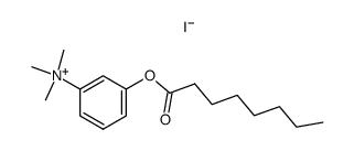 3-octanoyloxy-N-trimethylanilinium iodide结构式