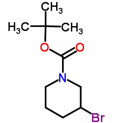 1-boc-3-bromopiperidine structure