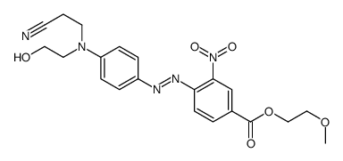 2-methoxyethyl 4-[[4-[(2-cyanoethyl)(2-hydroxyethyl)amino]phenyl]azo]-3-nitrobenzoate picture