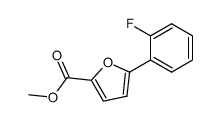 5-(2-fluorophenyl)furan-2-carboxylic acid methyl ester结构式