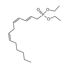 diethyl 2E,4Z,7Z,tridecatrienylphosphonate结构式