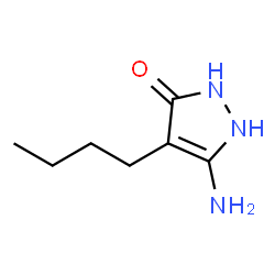 3-Pyrazolin-5-one,3-amino-4-butyl- (5CI)结构式