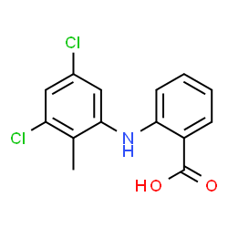 Benzoic acid,2-[(3,5-dichloro-2-methylphenyl)amino]-结构式