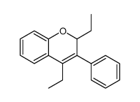 2,4-diethyl-3-phenyl-2H-chromene Structure