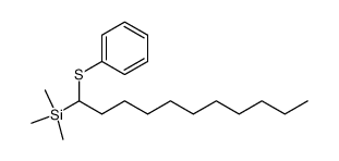 1-phenylthio-1-trimethylsilylundecane结构式