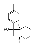 (1R,6R,7R)-7-(p-tolyl)bicyclo[4.2.0]octan-7-ol结构式