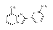 3-(8-methylimidazo[1,2-a]pyridin-2-yl)aniline结构式