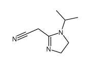 (4,5-dihydro-1-isopropyl-1H-imidazol-2-yl)acetonitrile结构式