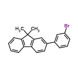 2-(3-Bromophenyl)-9,9-dimethyl-9H-fluorene structure