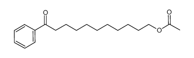 11-oxo-11-phenylundecyl acetate结构式