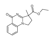 3-ethoxycarbonyl-3-methyl-2,3-dihydropyrrolo[1,2-a]quinazolin-5(1H)-one Structure