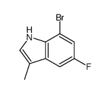 7-Bromo-5-fluoro-3-methyl-1H-indole picture