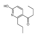 5-butanoyl-6-propyl-1H-pyridin-2-one结构式