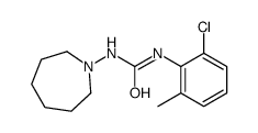 1-(azepan-1-yl)-3-(2-chloro-6-methylphenyl)urea结构式