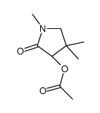 [(3R)-1,4,4-trimethyl-2-oxopyrrolidin-3-yl] acetate结构式