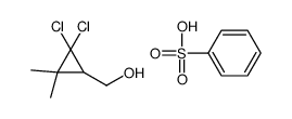 benzenesulfonic acid,(2,2-dichloro-3,3-dimethylcyclopropyl)methanol结构式