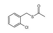 S-2-Chlorobenzyl Ethanethioate结构式