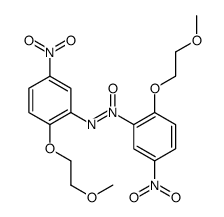 [2-(2-methoxyethoxy)-5-nitrophenyl]-[2-(2-methoxyethoxy)-5-nitrophenyl]imino-oxidoazanium结构式