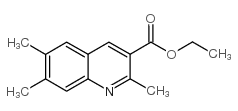 ethyl 2,6,7-trimethylquinoline-3-carboxylate Structure