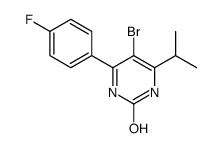 5-溴-4-(4-氟苯基)-6-异丙基嘧啶-2-醇结构式