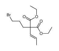 diethyl 2-(3-bromopropyl)-2-prop-1-enylpropanedioate结构式