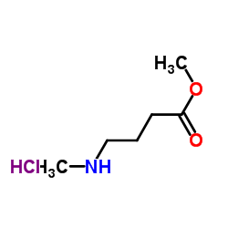 4-(甲基氨基)丁酸盐酸盐甲酯结构式