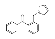 2-(3-PYRROLINOMETHYL)BENZOPHENONE Structure
