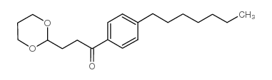 3-(1,3-DIOXAN-2-YL)-4'-HEPTYLPROPIOPHENONE结构式